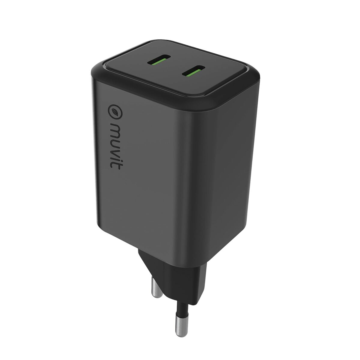 Väggladdare Muvit WCEU66-45-C2 Silvrig 45 W