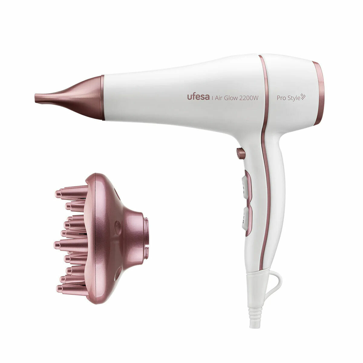 Hårtork UFESA AIR GLOW AC 2200W Vit 2200 W