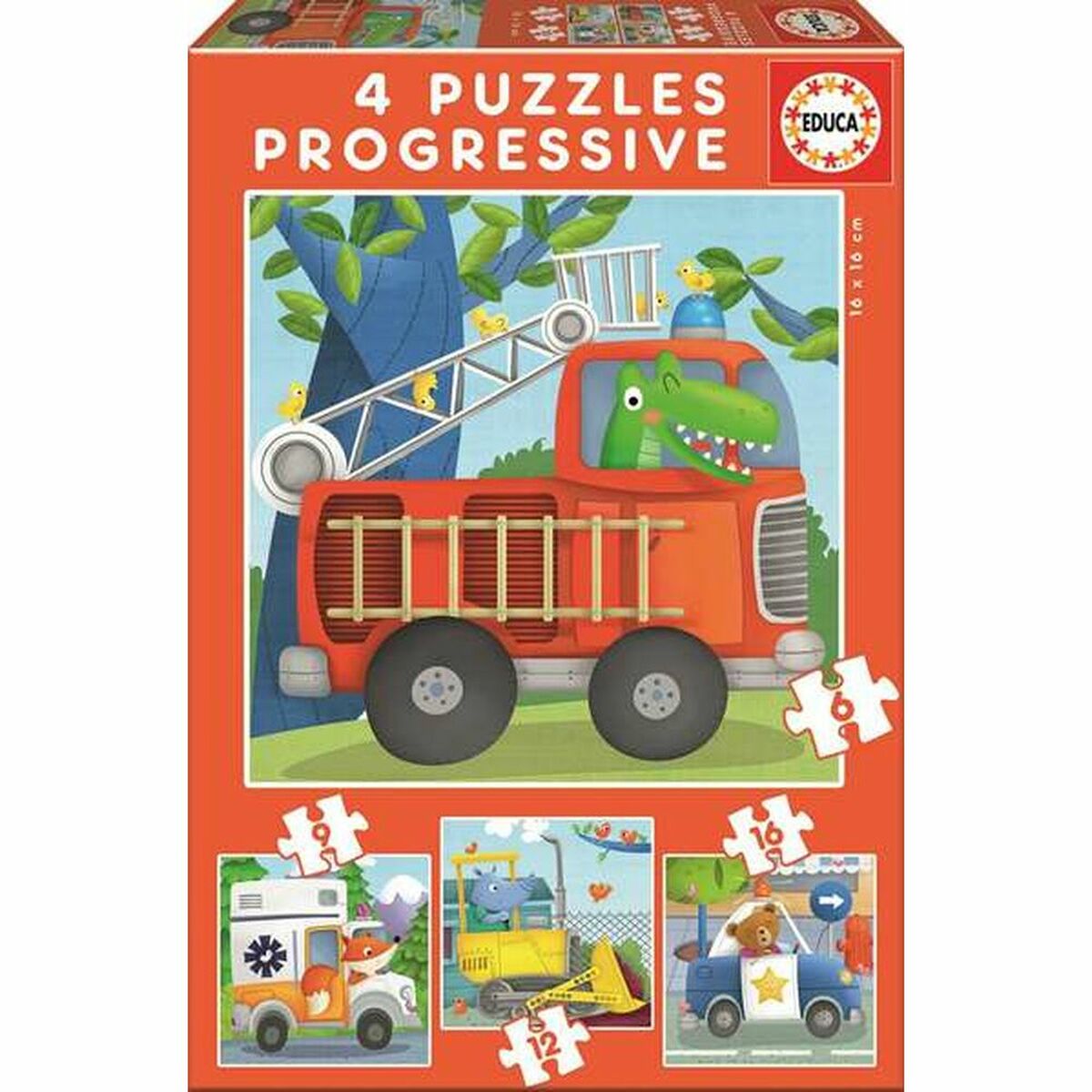 Pussel Educa Patrol 6 Delar (43 pcs)