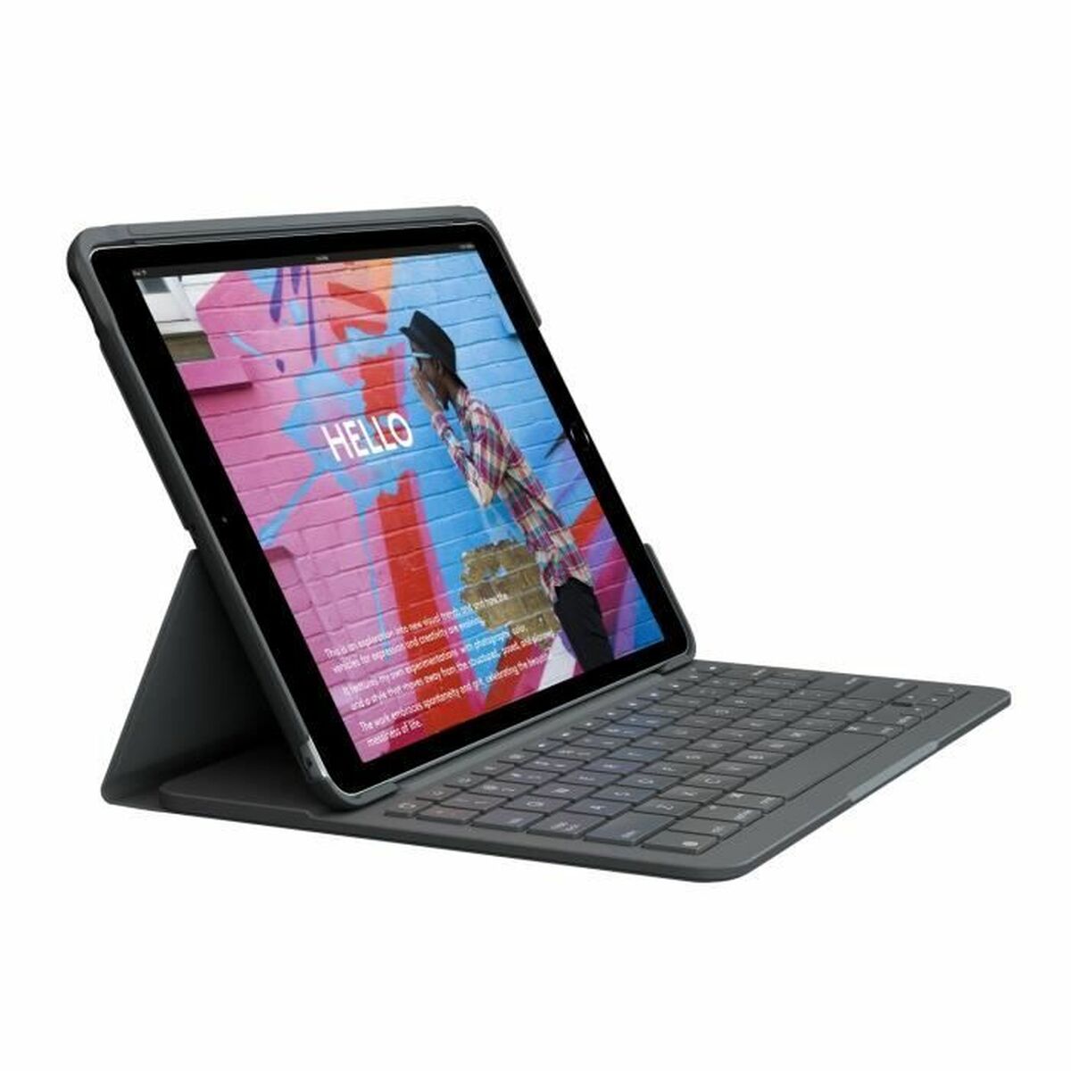 Fodral till Läsplatta Logitech Slim Folio Grafit AZERTY