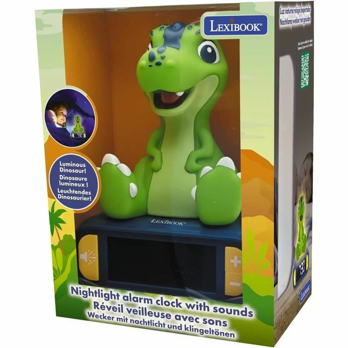Väckarklocka Lexibook Dinosaur - 3