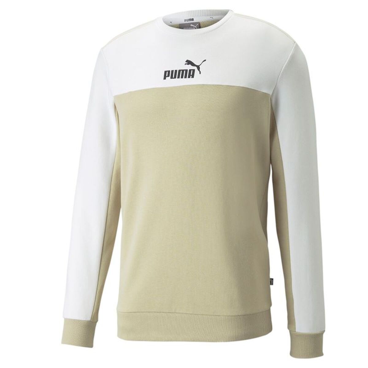 Tröja utan huva Herr Puma ESS+ Block Crew Vit