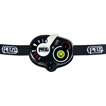 LED-lampa för huvudet Petzl E02 Svart Svart/Vit (1 antal)