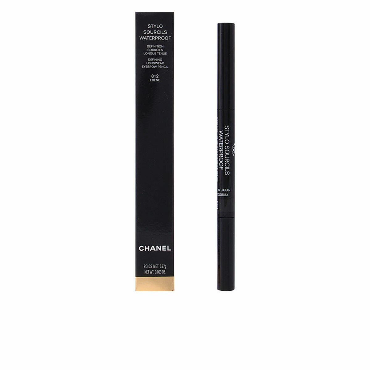 Ögonbryn smink Chanel Stylo Sourcils 812-Ebène Nº 812-Ebene 0,27 g