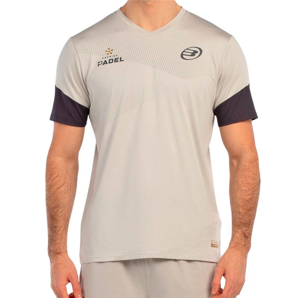 T-shirt med kortärm Herr Bullpadel Brial 126 Beige Padel