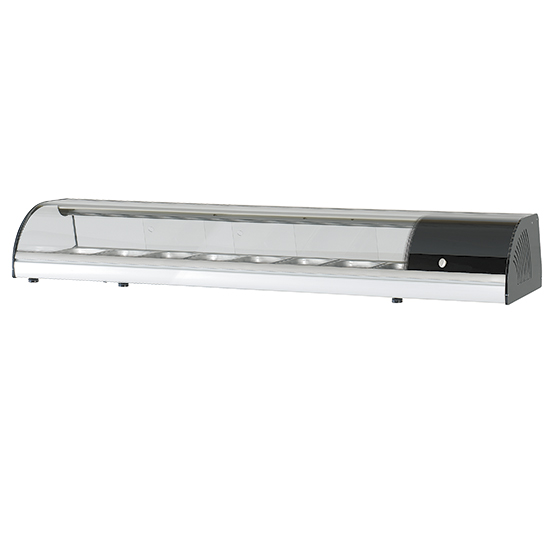 Tapas kylare display, 8x GN 1/3