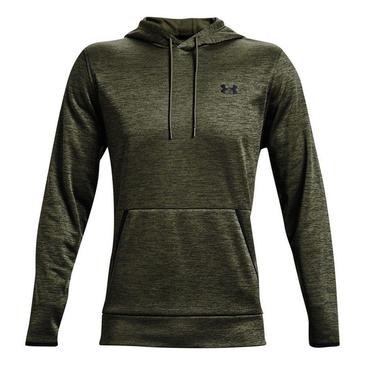 Tröja med huva Herr Under Armour Fleece Twist Mörkgrön