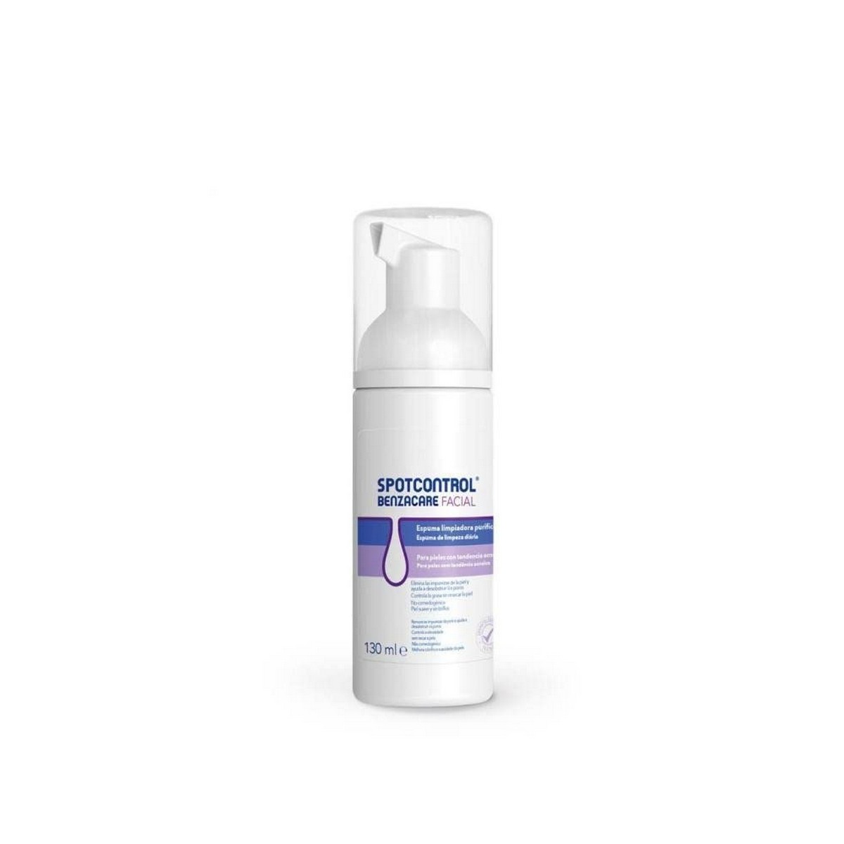 Rengöringsskum Benzacare Spotcontrol Facial 130 ml Renande