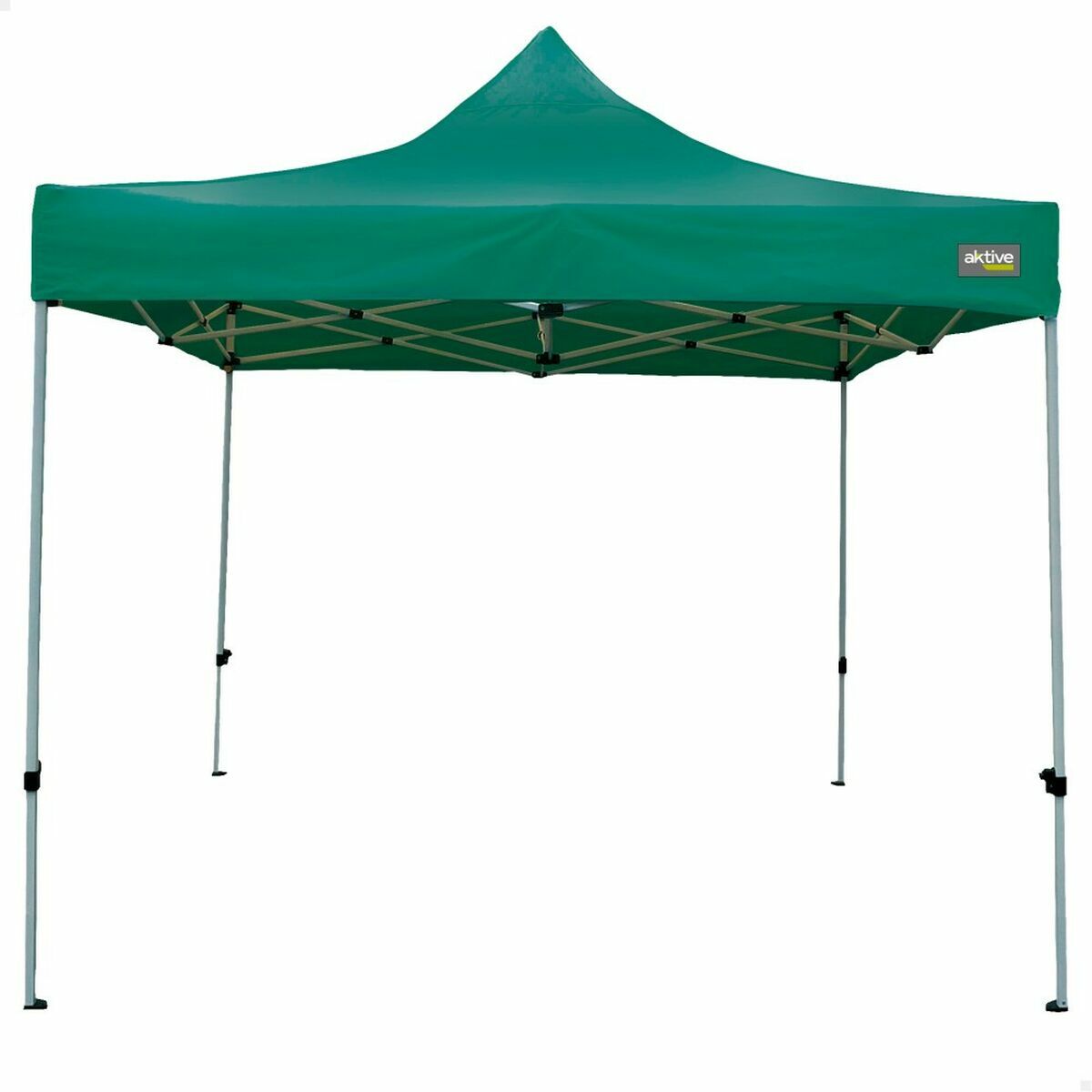 Gazebo Aktive 300 x 300 x 220 cm Grön Hopfällbar Justerbar höjd