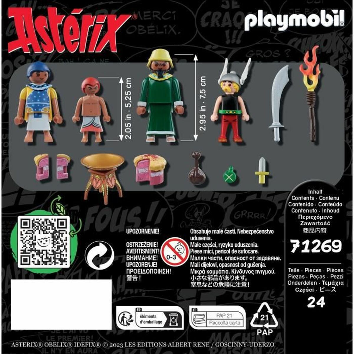 Playset Playmobil Asterix: Amonbofis and the poisoned cake 71268 24 Delar - 3