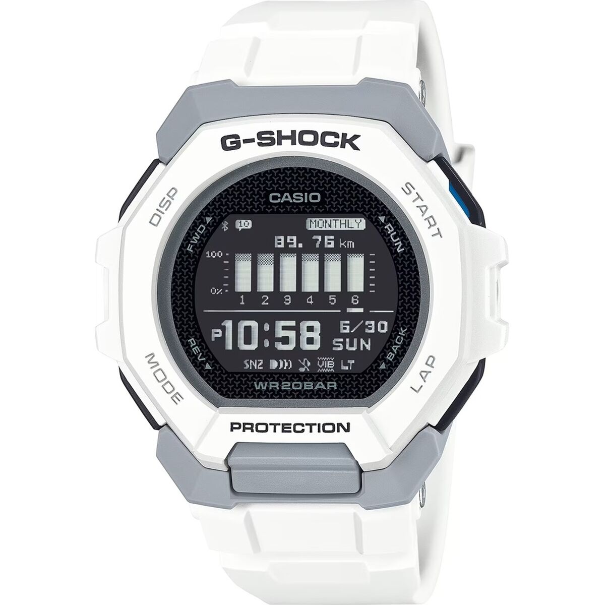 Herrklocka Casio G-Shock G SQUAD -  SUNNY SIDE STYLE Svart (Ø 47,5 mm)