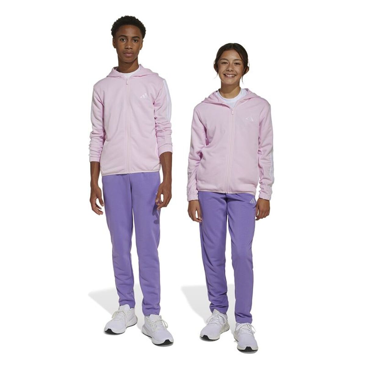 Träningsoverall, Barn Adidas 3Bandas Plommon