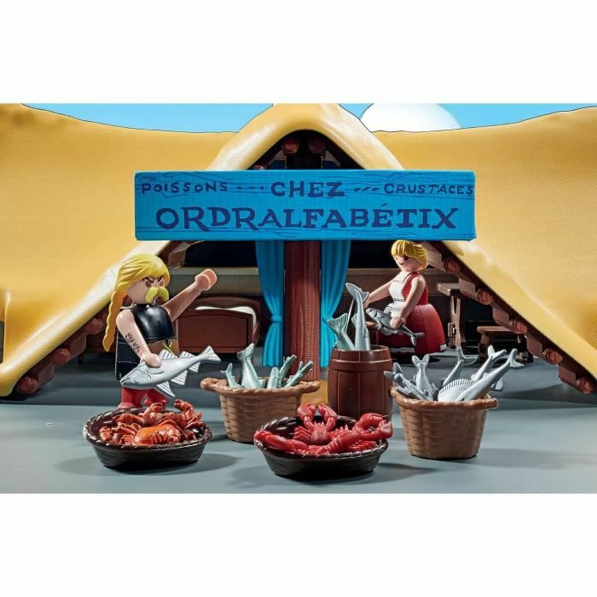 Playset Playmobil Astérix: Ordralfabetix Hut 71266 73 Delar - 3