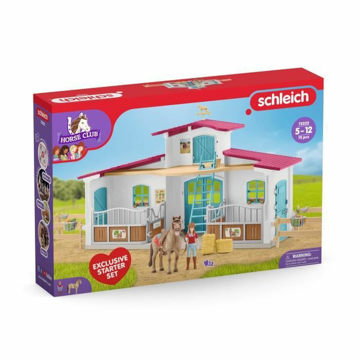 Playset Schleich 72222 - Horse Club range Häst