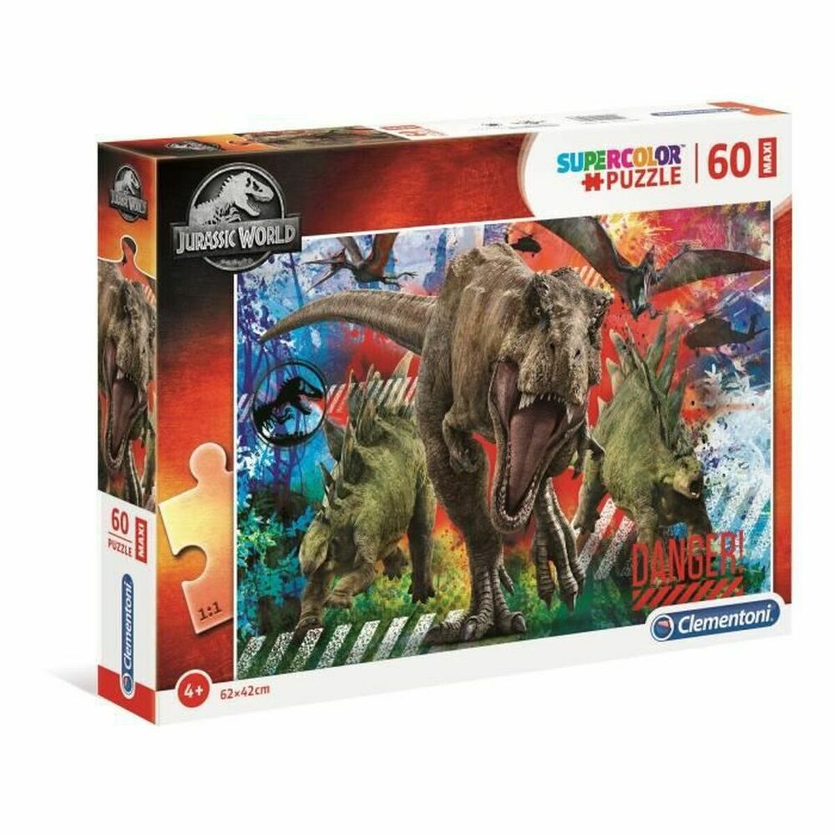 Pussel Clementoni Jurassic World 68 x 48 cm 60 Delar