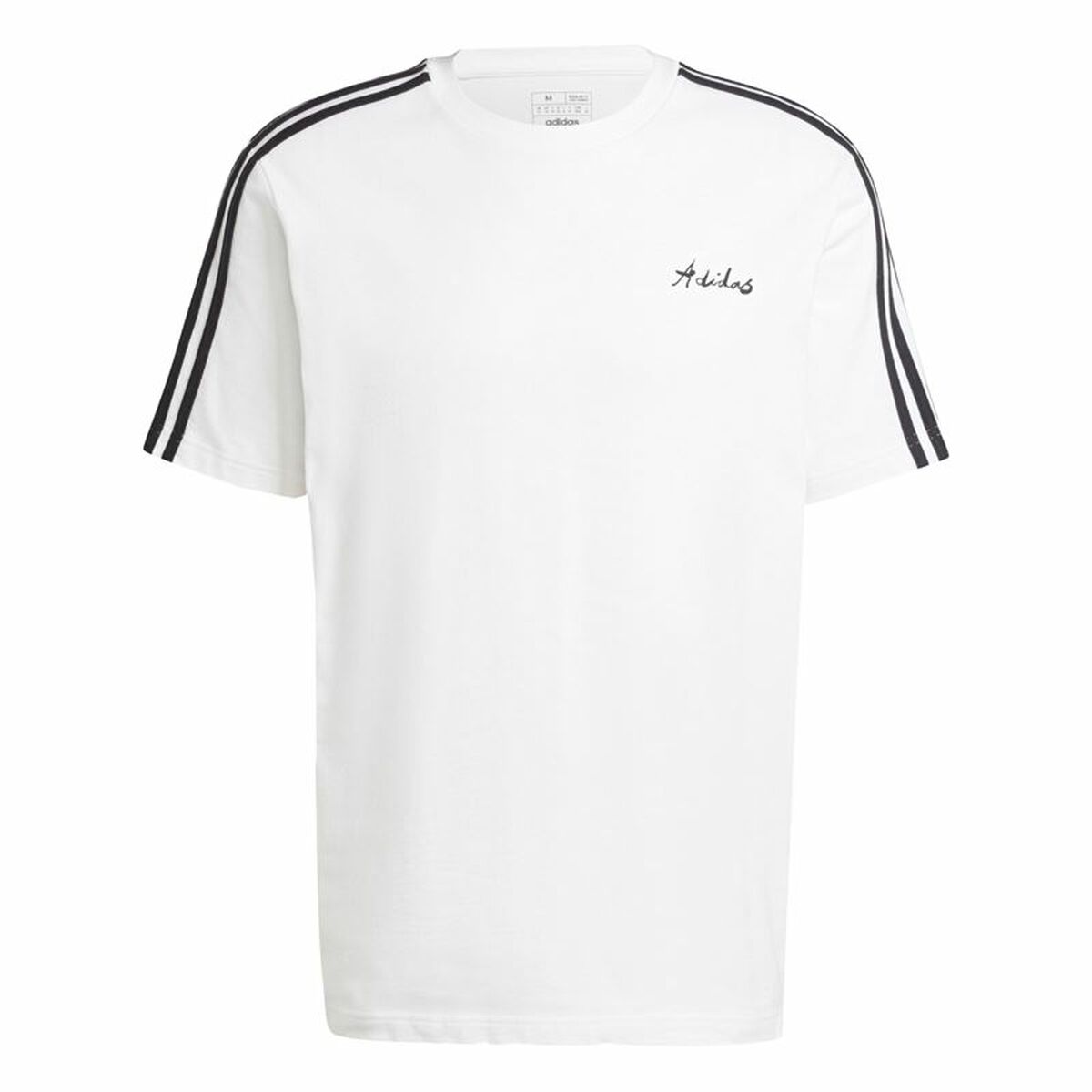 T-shirt med kortärm Herr Adidas Gallery Graphic Vit