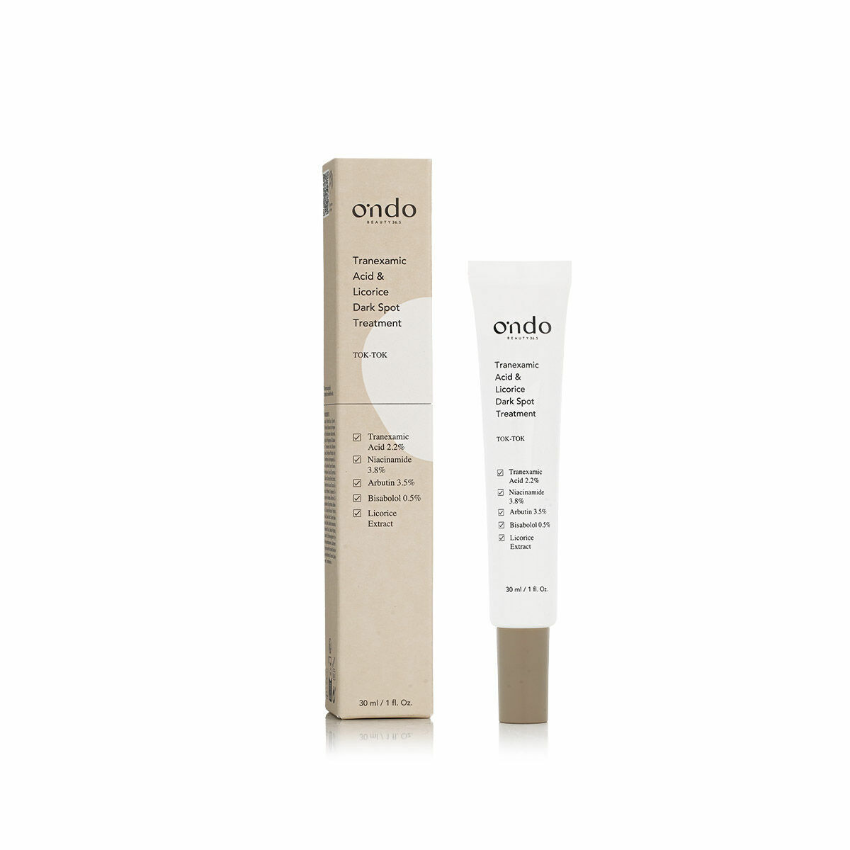 Behandling av bruna fläckar Ondo Beauty 36.5 TRANEXAMIC ACID & LICORICE DARK 30 ml