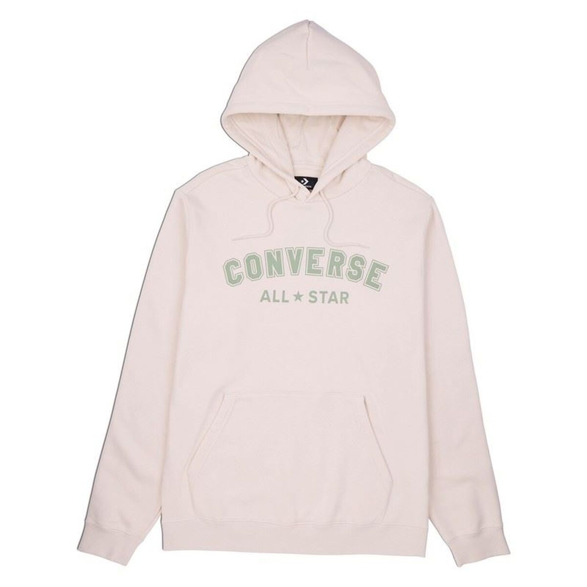 Tröja med huva Herr Converse Fit All Star Beige