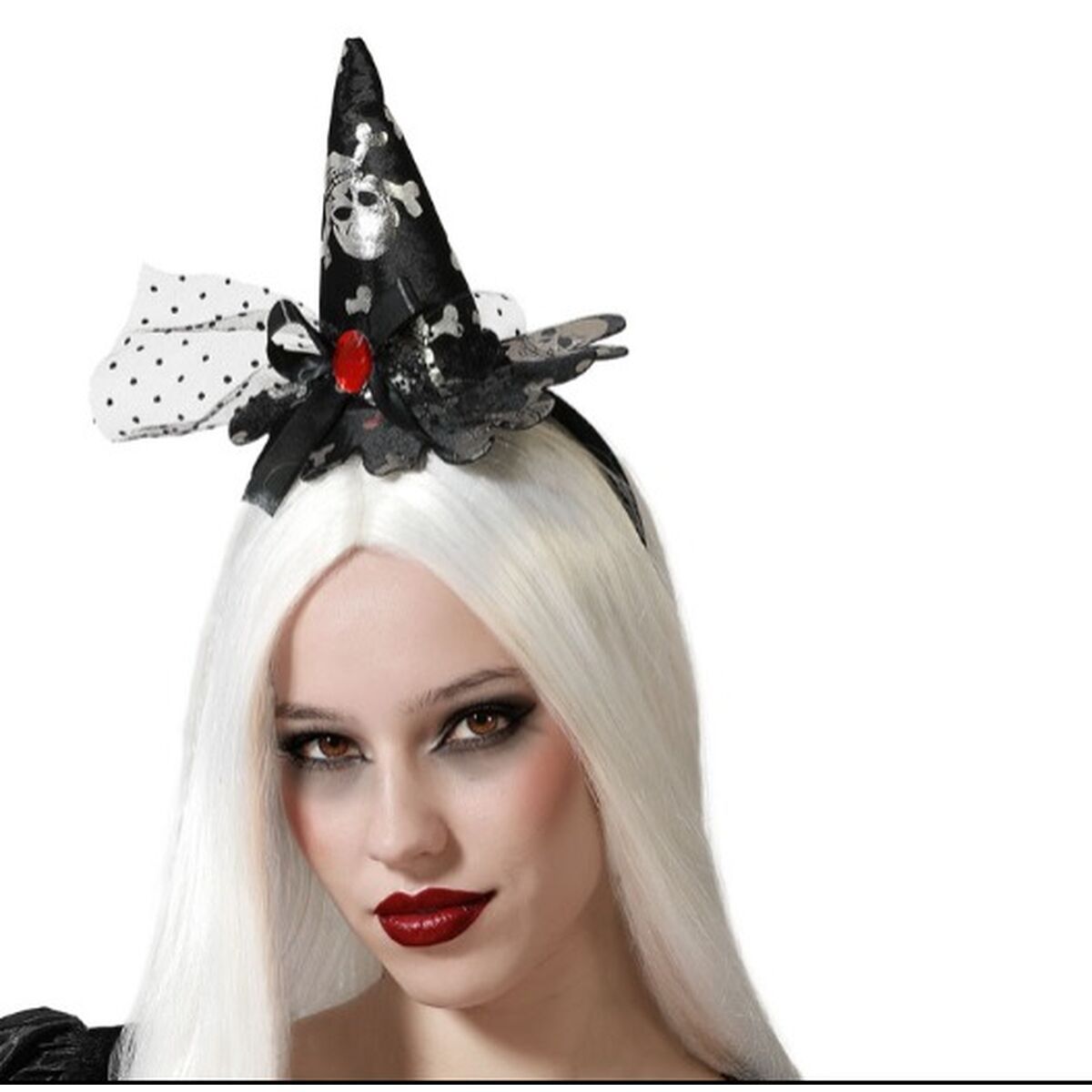 Diadem Hatt Häxa Halloween - 4