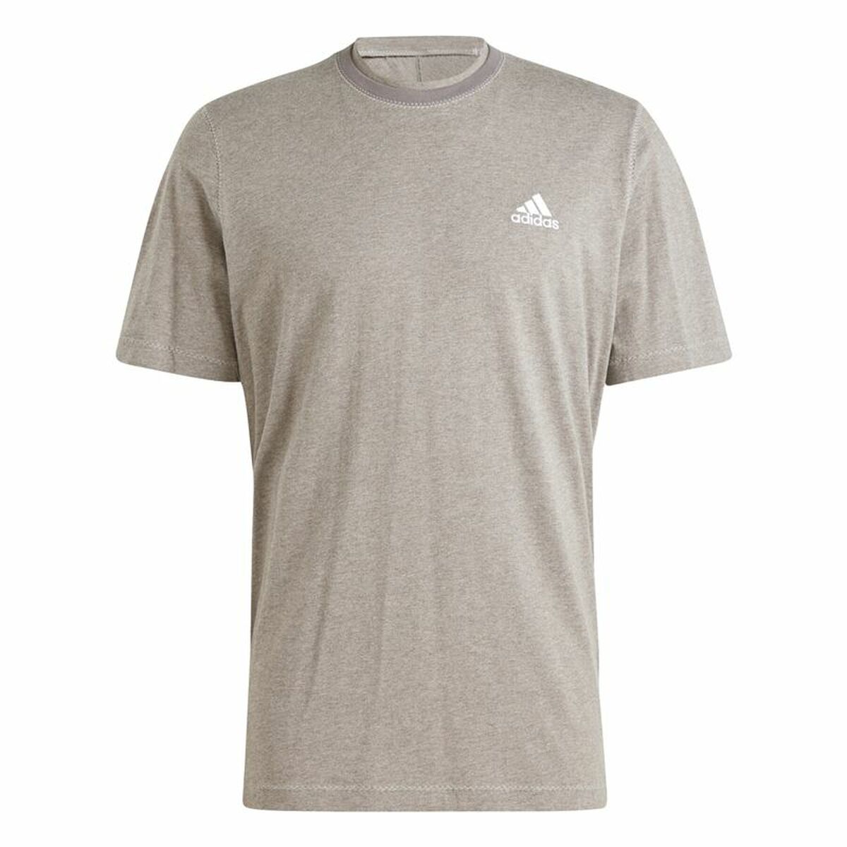 T-shirt med kortärm Herr Adidas Seasonal Essentials Brun Ljusgrå