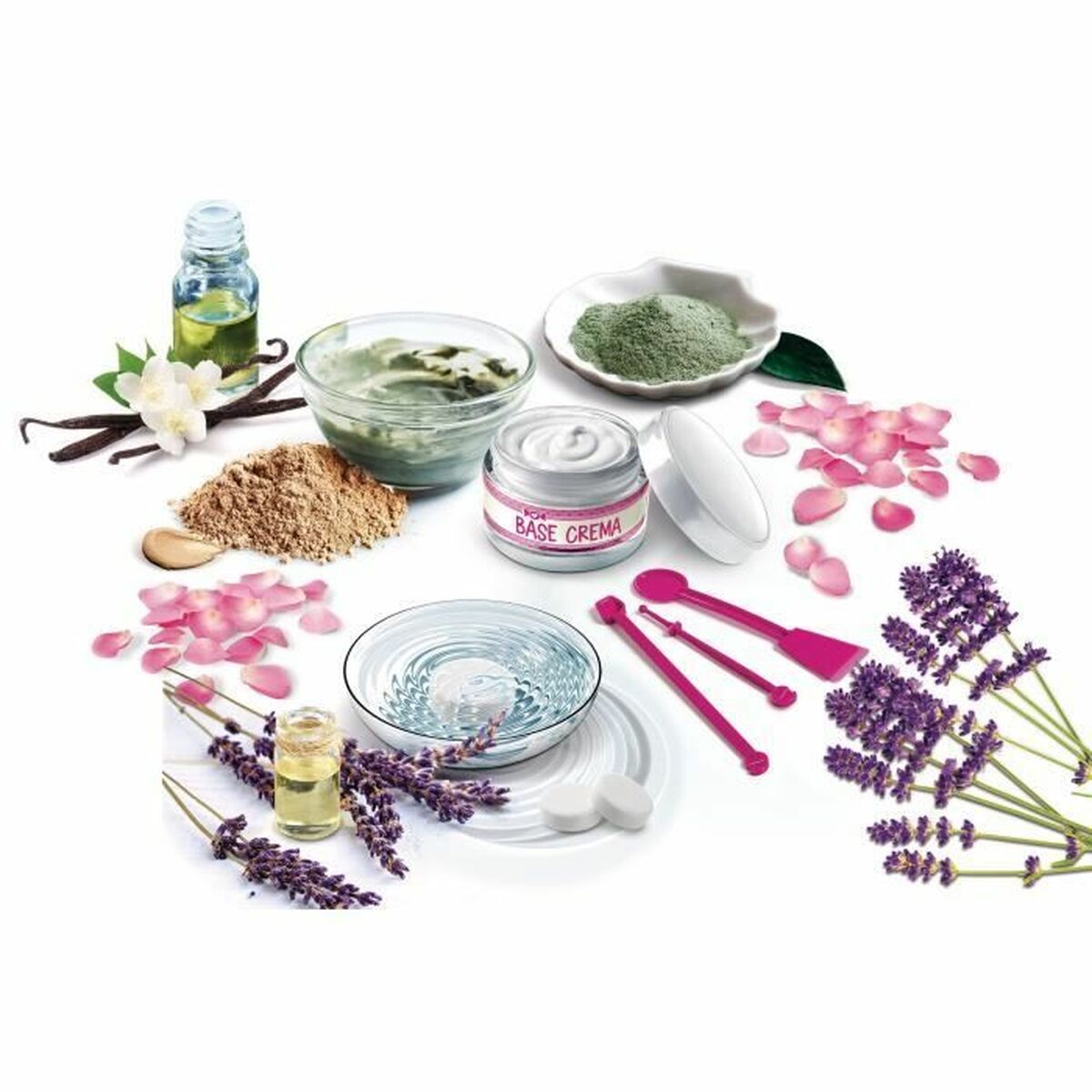 Sminkset för barn Clementoni Science & Jeu  Beauty masks (FR) Multicolour - 2