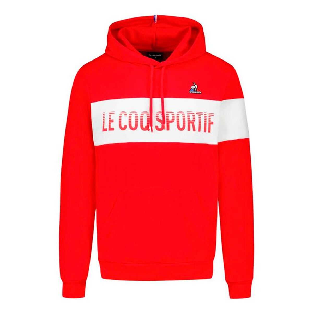 Tröja med huva Herr Le coq sportif Bah N°1 Rouge Röd