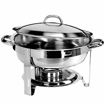 Elektrisk chafing dish / vattenbad med rund behållare, h 60 mm