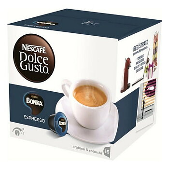 Kaffekapslar Dolce Gusto Espresso Bonka 3 Delar (16 antal)