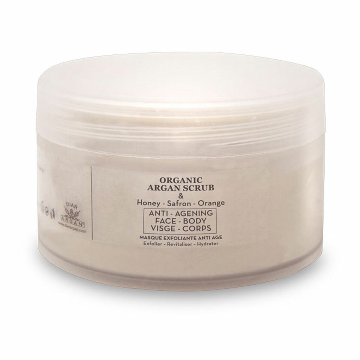 Ansiktsskrubb Diar Argan   200 ml Vitaliserande