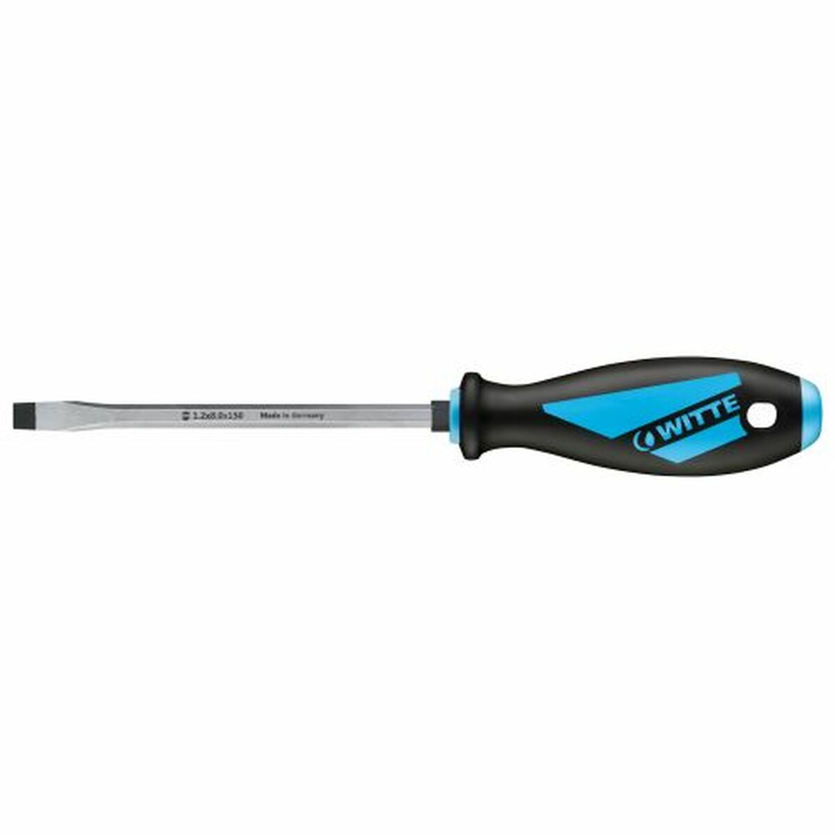Skruvmejsel WITTE 10 mm Platt Platt spets 125 mm