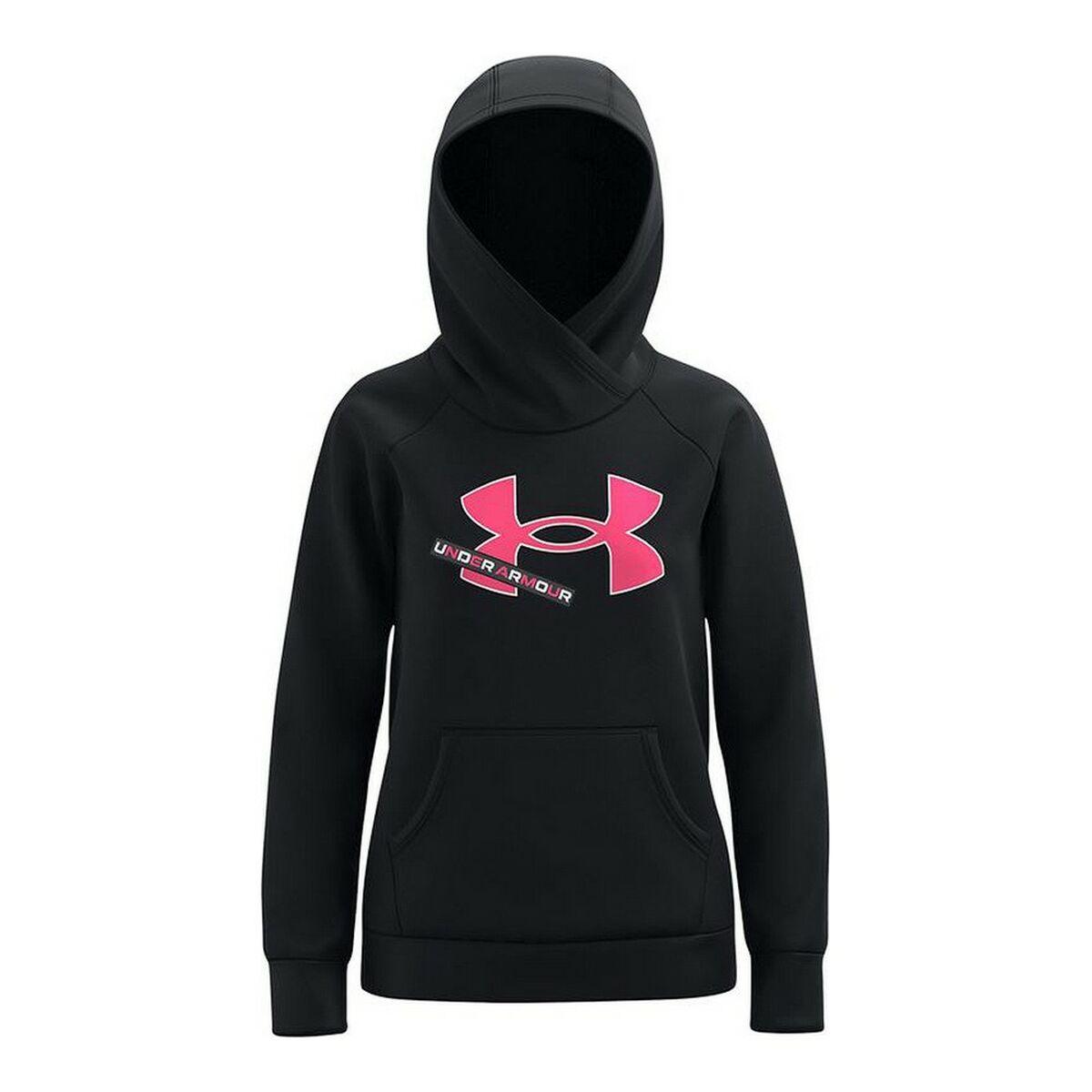 Luvtröja, Flickor Under Armour Fleece Logo Svart