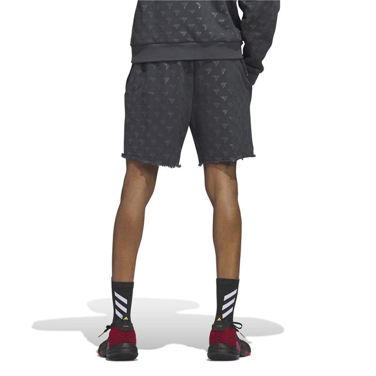 Sportshorts för män Adidas Trae Allover Print Grå - 2