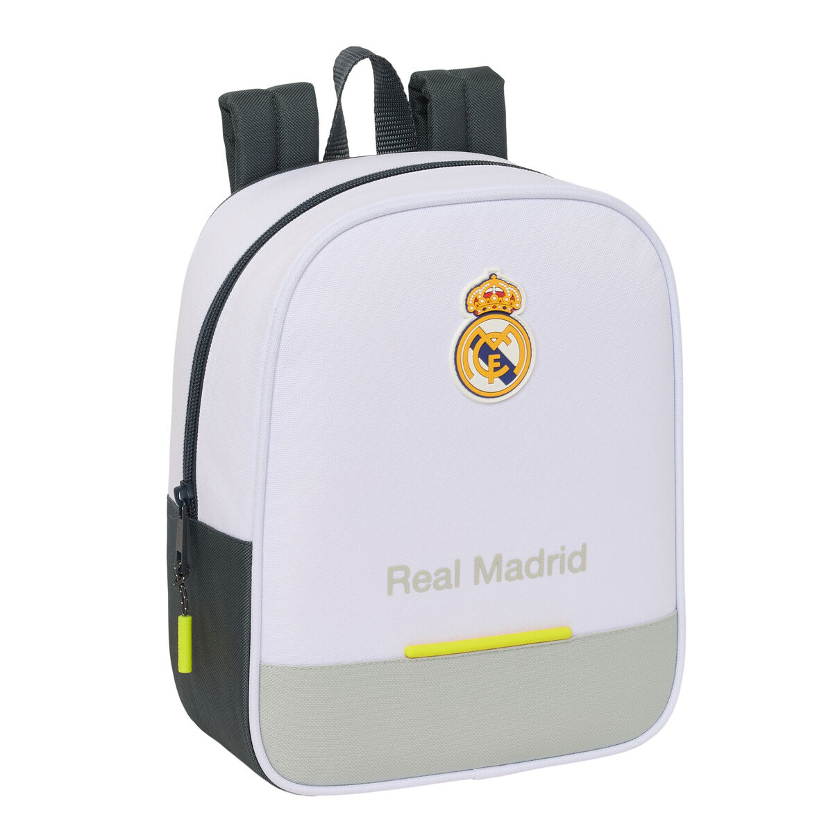 Skolryggsäck Real Madrid C.F. Vit 22 x 27 x 10 cm