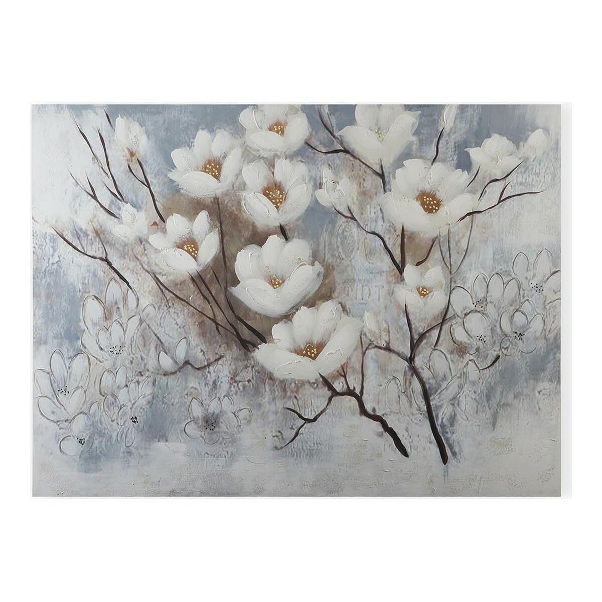Tavla Virágok Kanvas (2,8 x 90 x 120 cm)