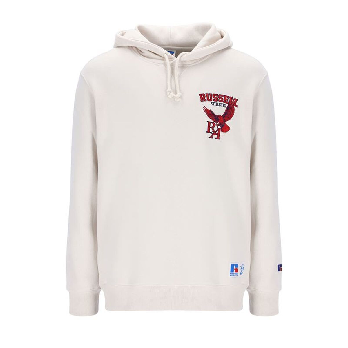 Tröja med huva Herr Russell Athletic Hoody Barry Vit