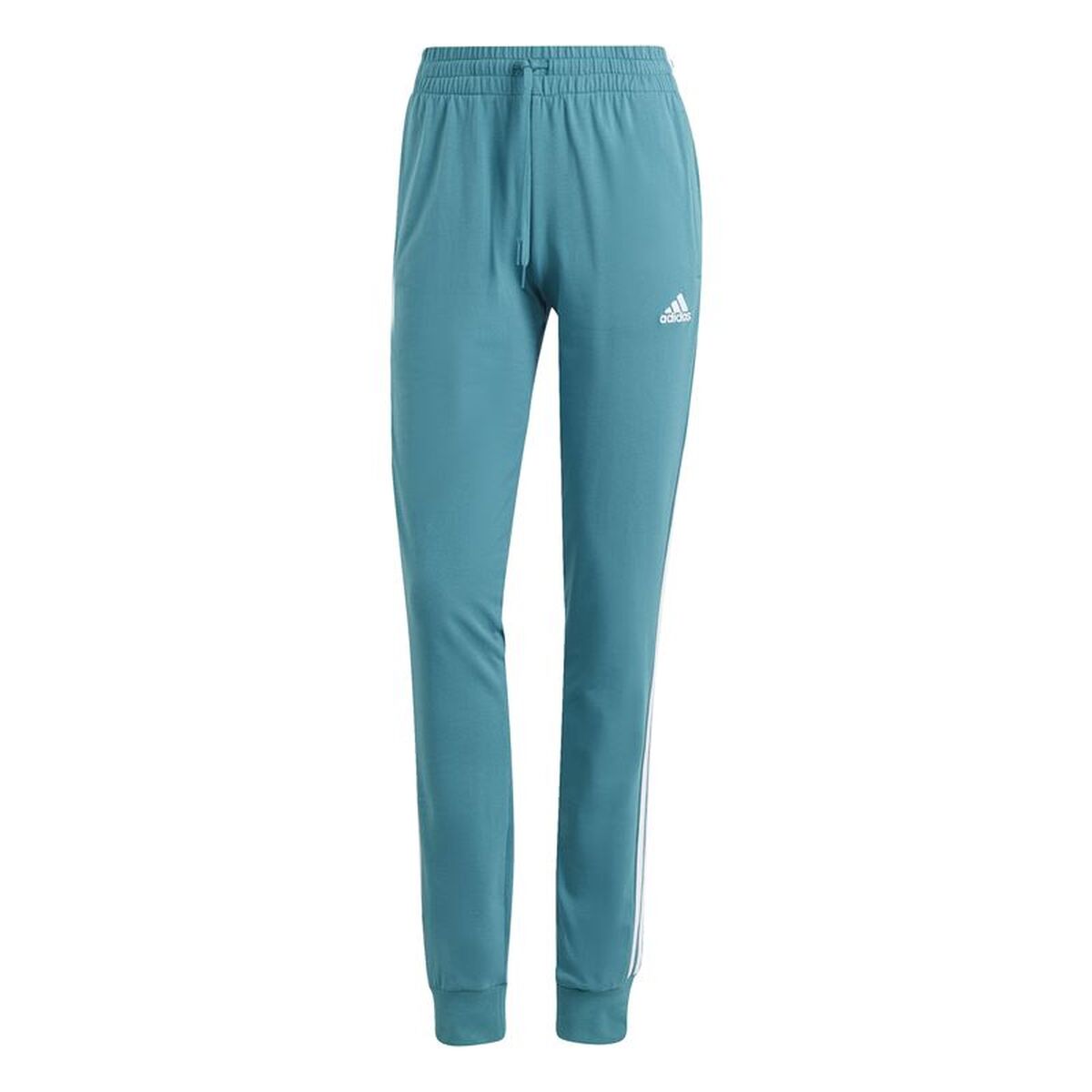 Långa träningsbyxor Adidas 3S Sj C Pt Aquamarine Kvinna