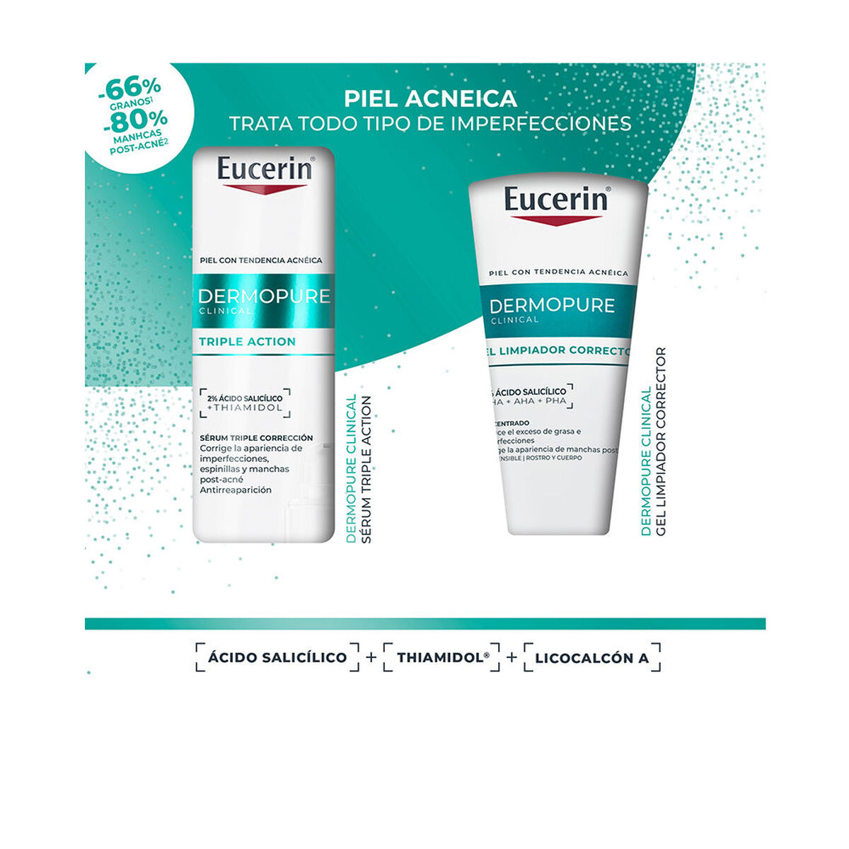 Ansiktskräm Eucerin DERMOPURE 2 Delar