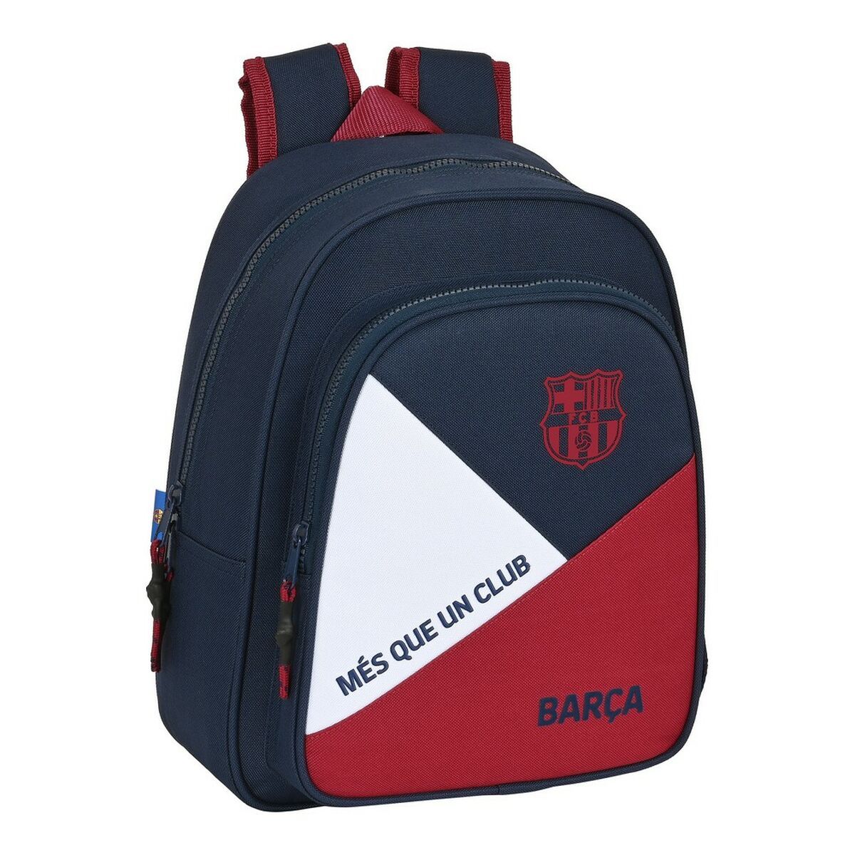 Skolryggsäck F.C. Barcelona Blå Rödbrun (27 x 33 x 10 cm)