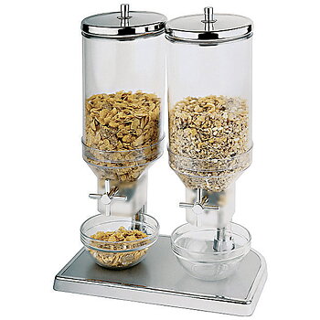 Cornflakes- och müslidispenser, 2x 4,5 liter