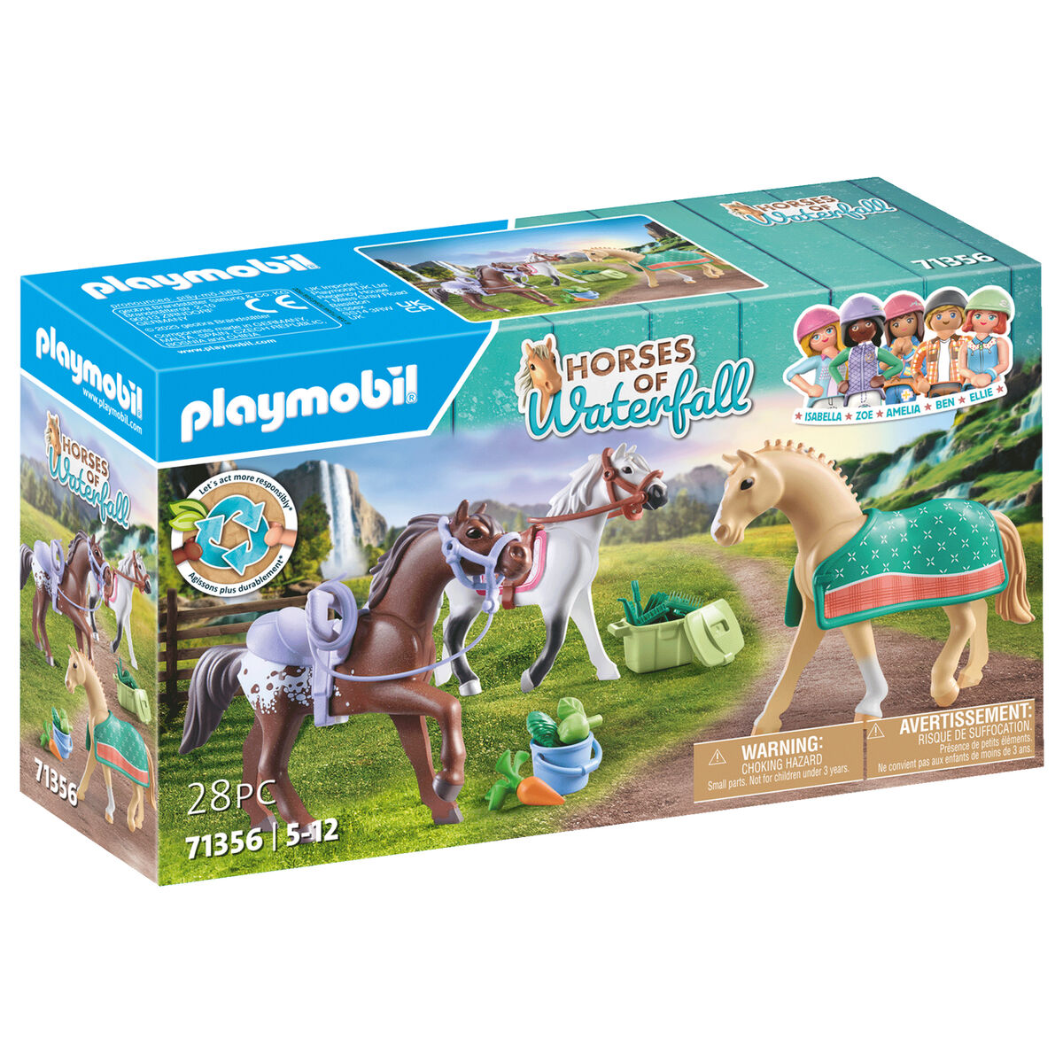 Playset Playmobil 71356 Horses of Waterfall 28 Delar - 2