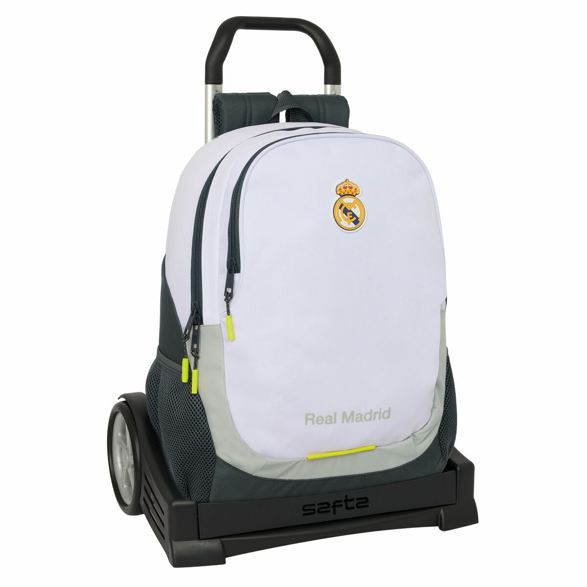 Skolryggsäck Real Madrid C.F. Vit 32 x 44 x 16 cm