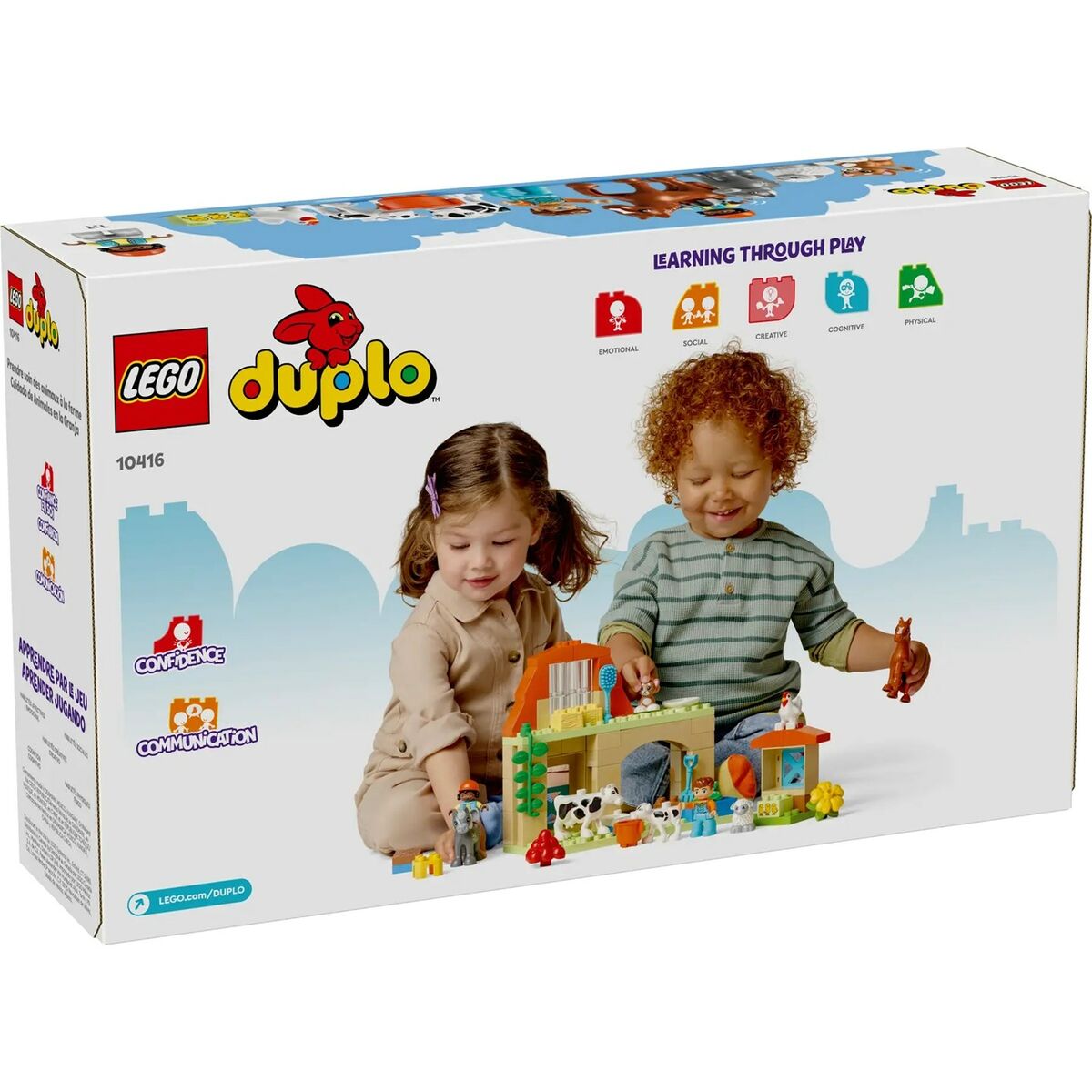 Playset Lego 10416 Caring for Animals at ther farm 74 Delar - 2