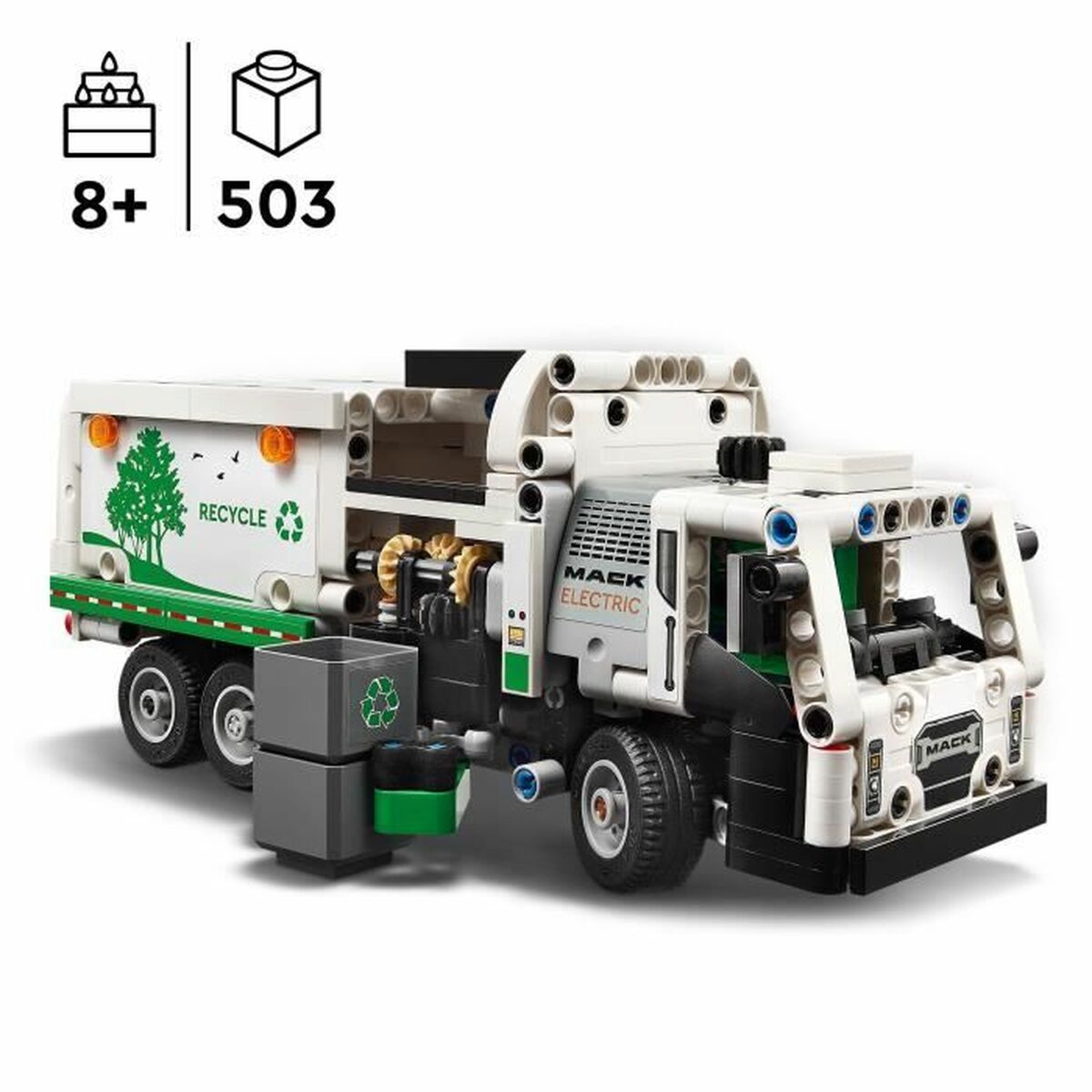 Playset Lego 42167 Mack LR Electric Garbage Truck - 2