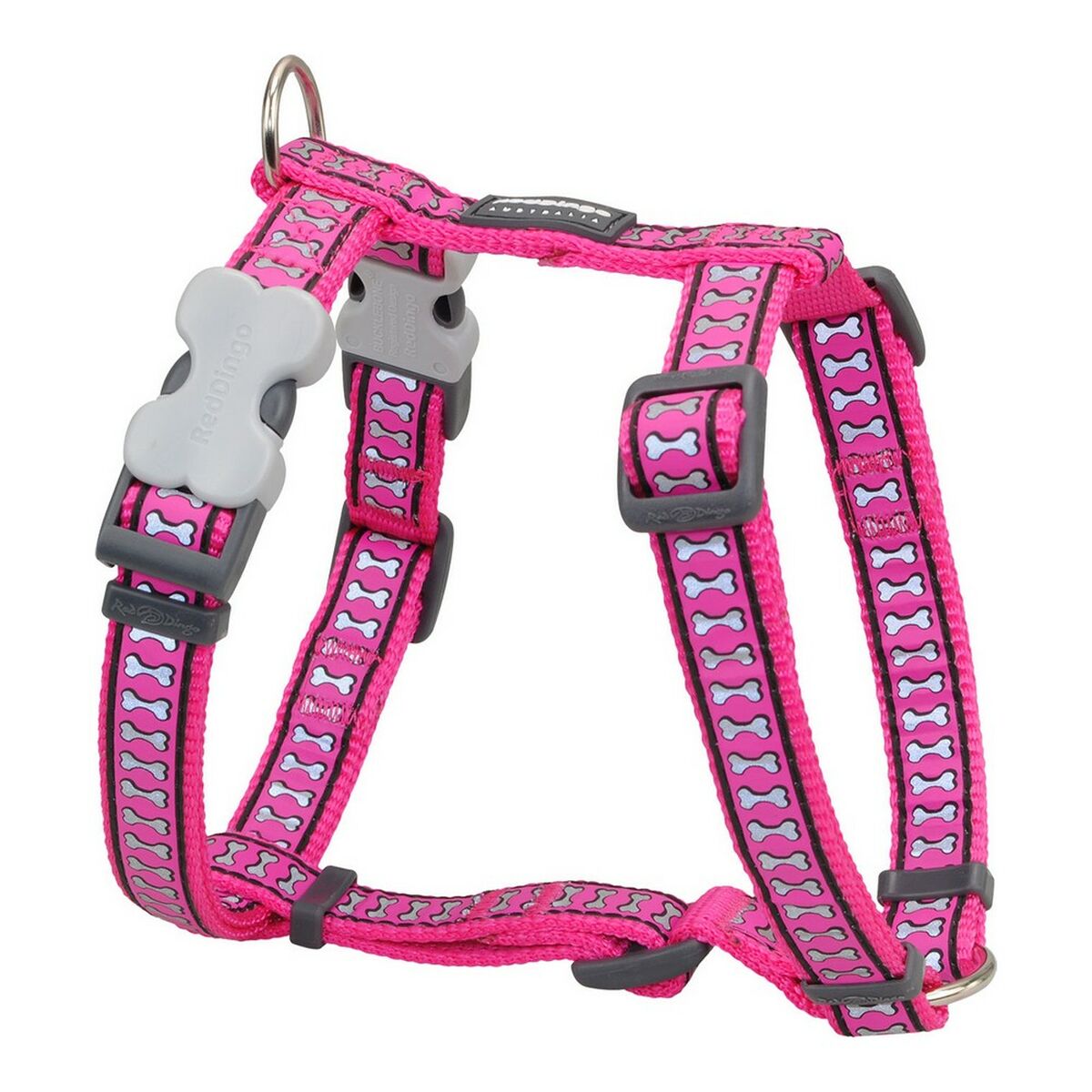 Hundsele Red Dingo Reflekterande Fuchsia Ben 36-59 cm