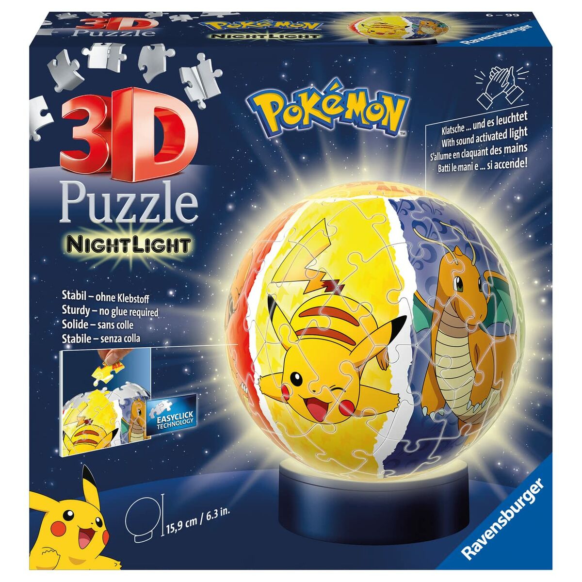 3D-pussel Pokémon Nattlampa 72 Delar - 2