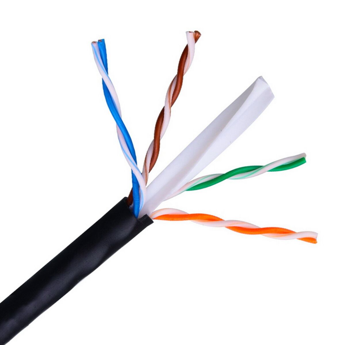 Nätkabel UTP Styv Kategori 6 Aisens A135-0264 Svart 305 m
