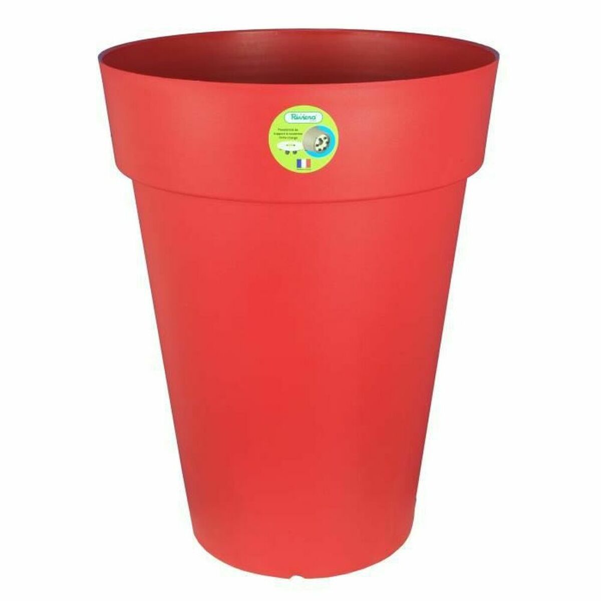 Kruka Riviera Röd Plast Rund Ø 50 cm Ø 50 x 66 cm