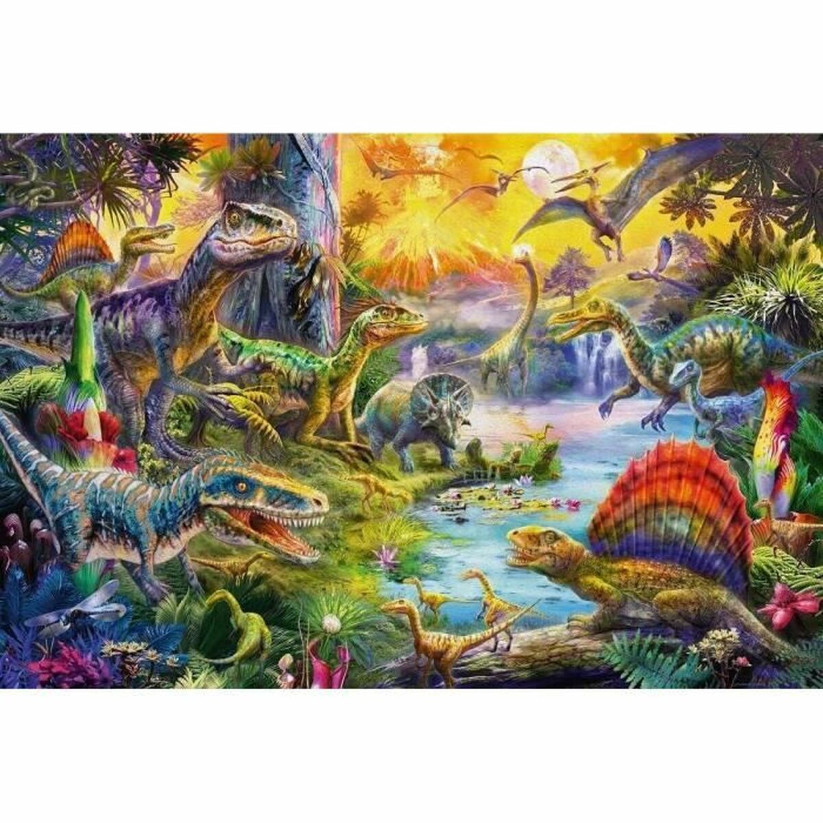Pussel Schmidt Spiele Dinosaurs Figurer 60 Delar - 2