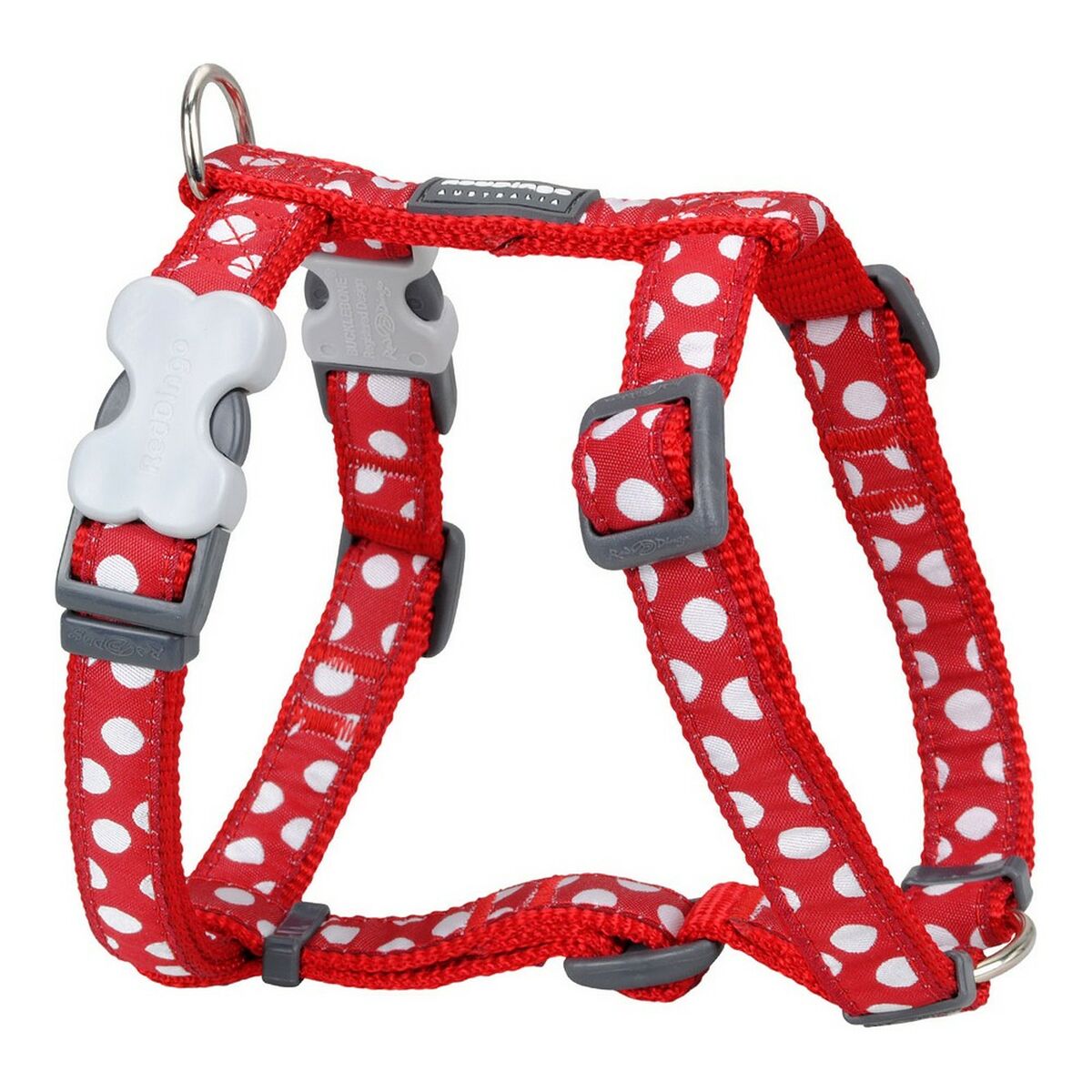 Hundsele Red Dingo Style Röd Vit Ärta 25-39 cm