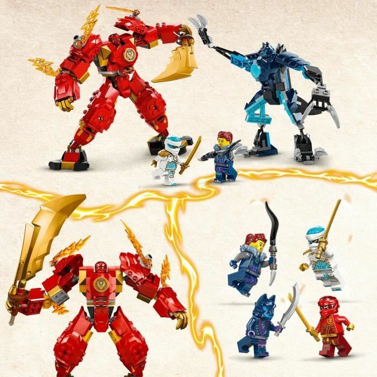 Playset Lego 71808 Kai Fire Elemental Mecca - ToyPro - 3